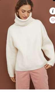 H&M Ribbed Turtleneck (xs)