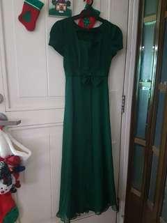 Emerald Green Long Dress