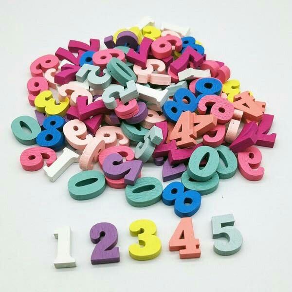 100 Piece Decorative Colorful Wood Numbers And Letters Kids Teaching Props Everything Else On Carousell Kids will both practice and … what about making easter egg?