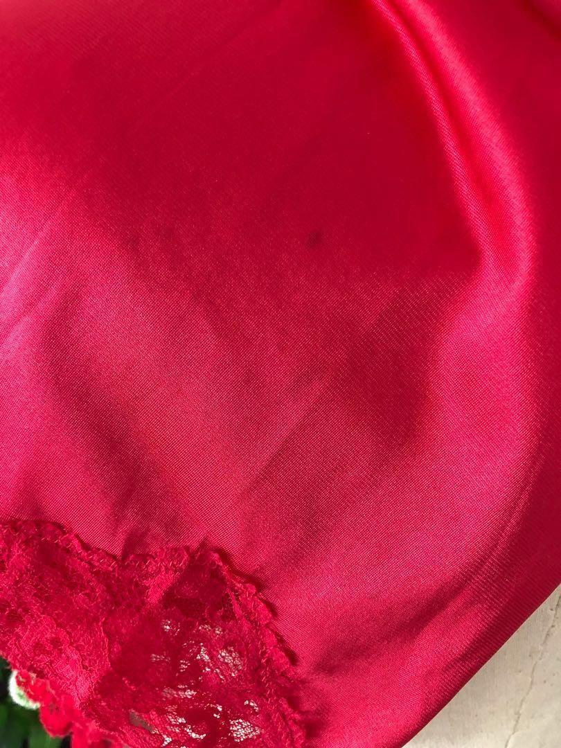 Red hotsell half slip
