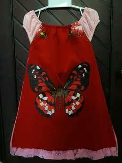 Daster kupu merah #jualanibu