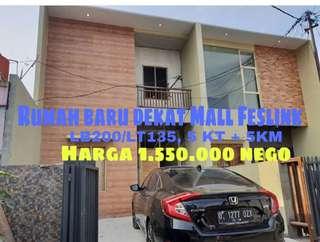 Rumah baru dekat mall Feslink