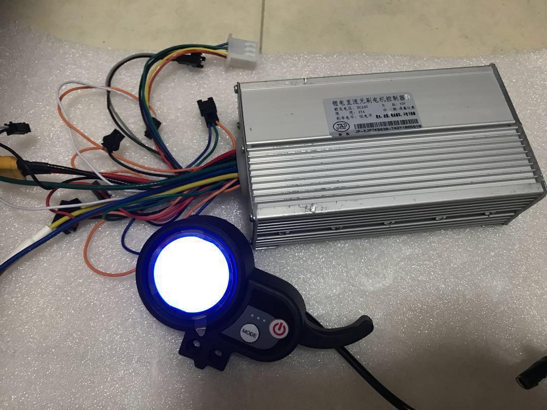 60v35a Controller Throttle (Category: E-Scooters & E-Bikes) located in Singapore. Submitted by bigboyworkshop (Listing ID 178973271, Image 2). Description: 60v 35a Controller and 6pin throttle Can install DYU ,Ultron ultra,Ultron Monster,Fiido.