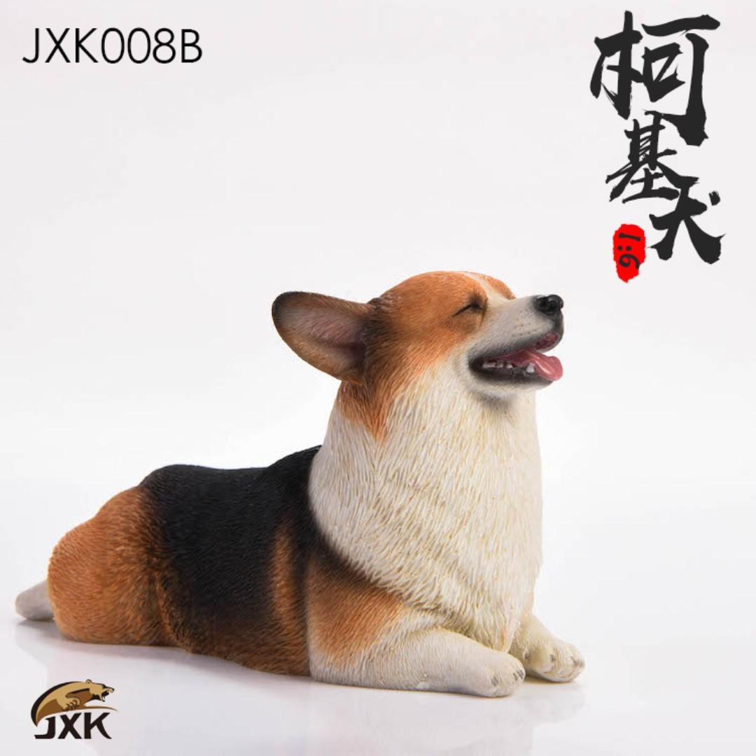 男魂85折預訂團購1-2月可順豐柯基犬趴姿jxk.studio Pembroke Welsh Corgi Dog PLEASE SELECT ITEM  A /B /C /D Figure 玩具模型首辦, 興趣及遊戲, 玩具&