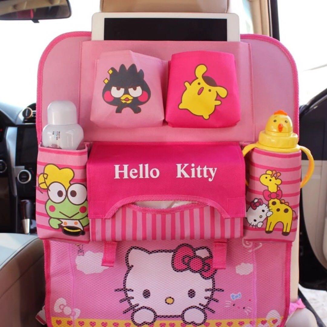 Car Seat Organiser With Tablet Holder O Kitty Design