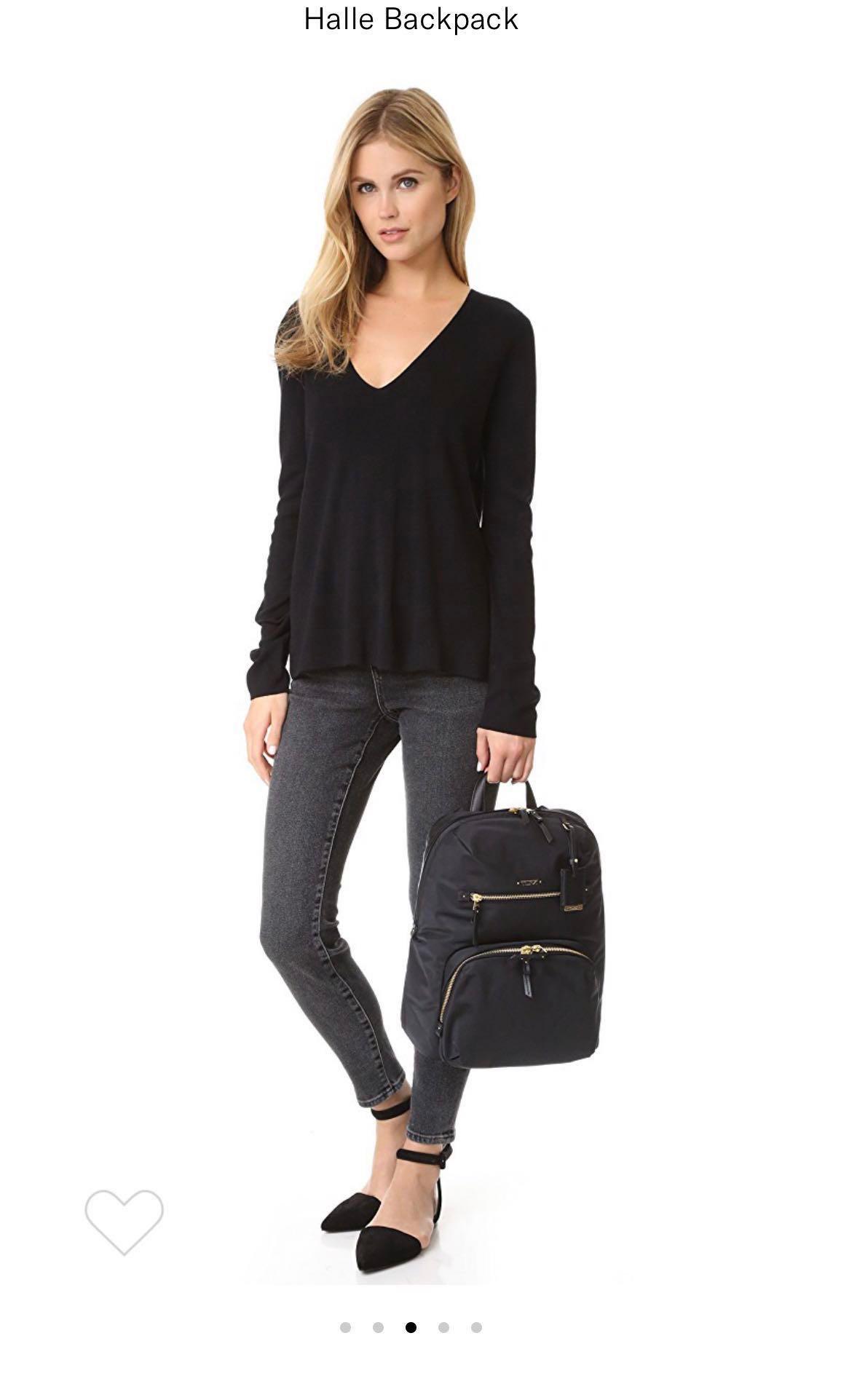 Tumi halle backpack online review