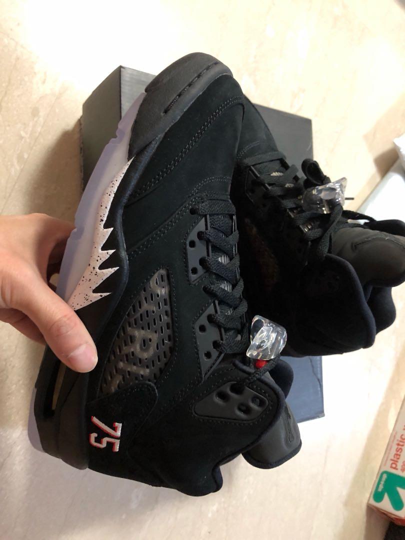Air Jordan 5 retro Paris Saint Germain, Women's Fashion, Footwear, Sneakers  on Carousell