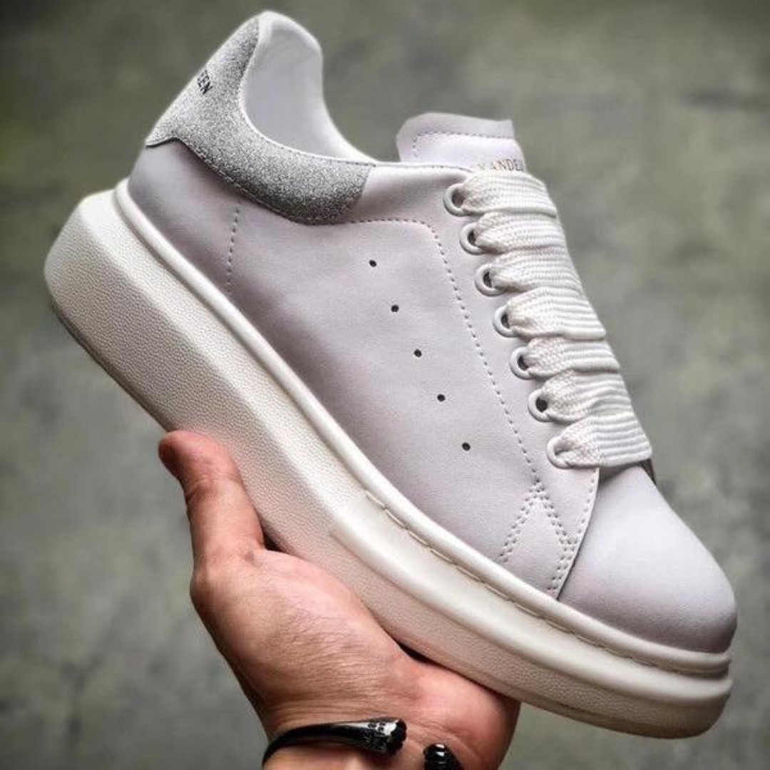 mcqueen shoes grey