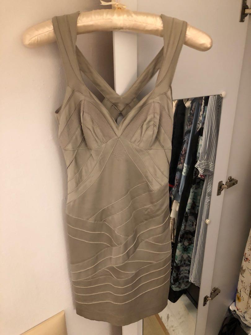 karen millen sporty bodycon dress