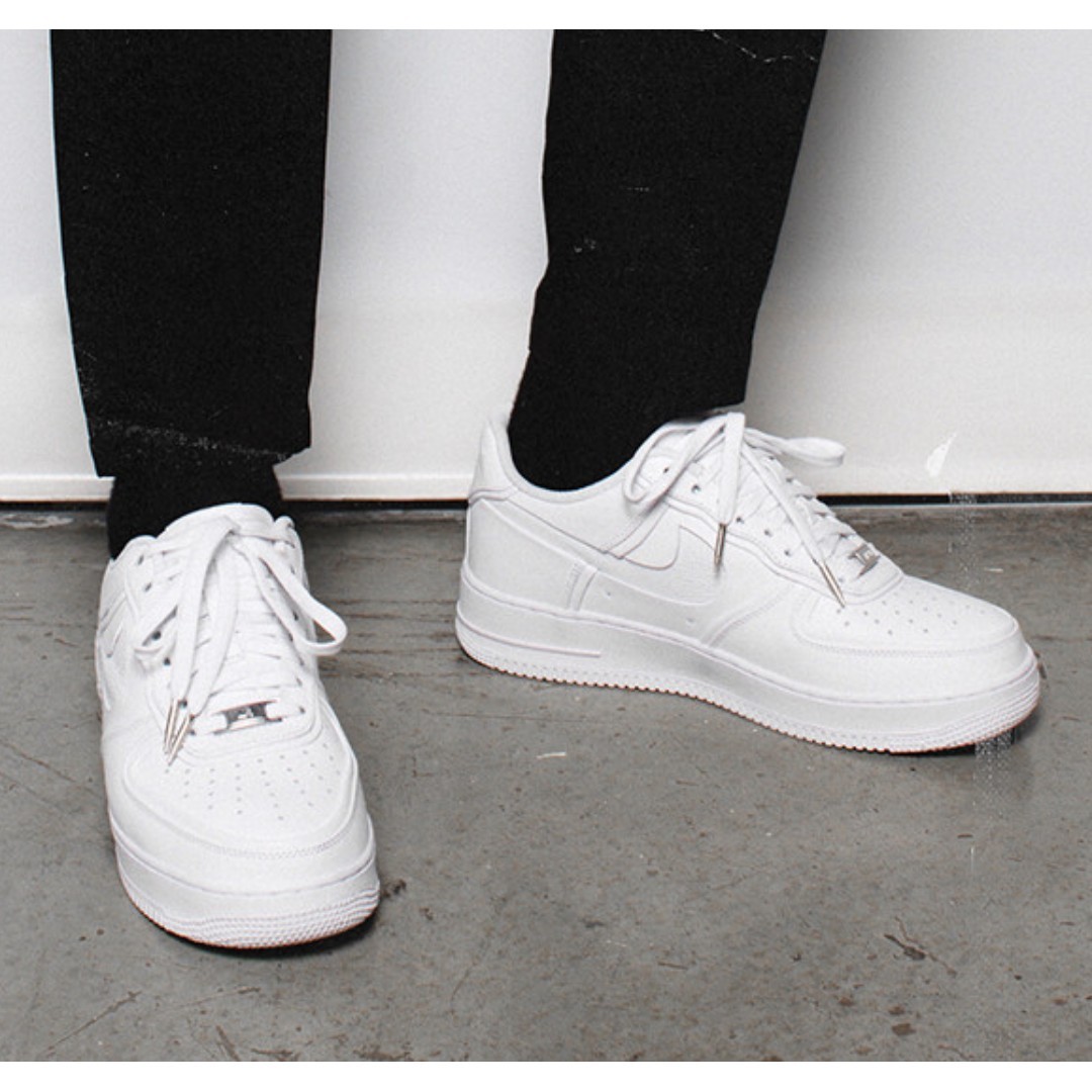 Air force 1 john elliott triple white on sale