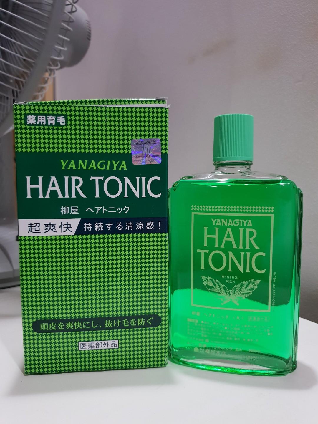 Authentic Yanagiya Hair Tonic 360ml 柳屋超爽快 Beauty Personal Care Hair On Carousell