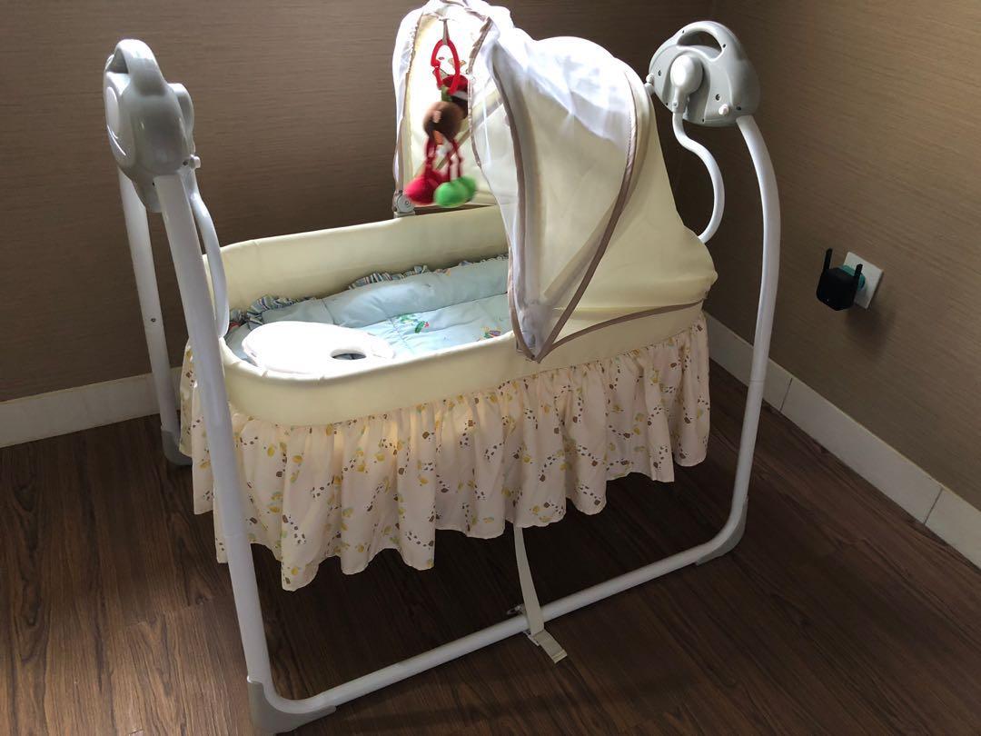 Babyelle Cradle Swing Beige Jualanibu Babies Kids