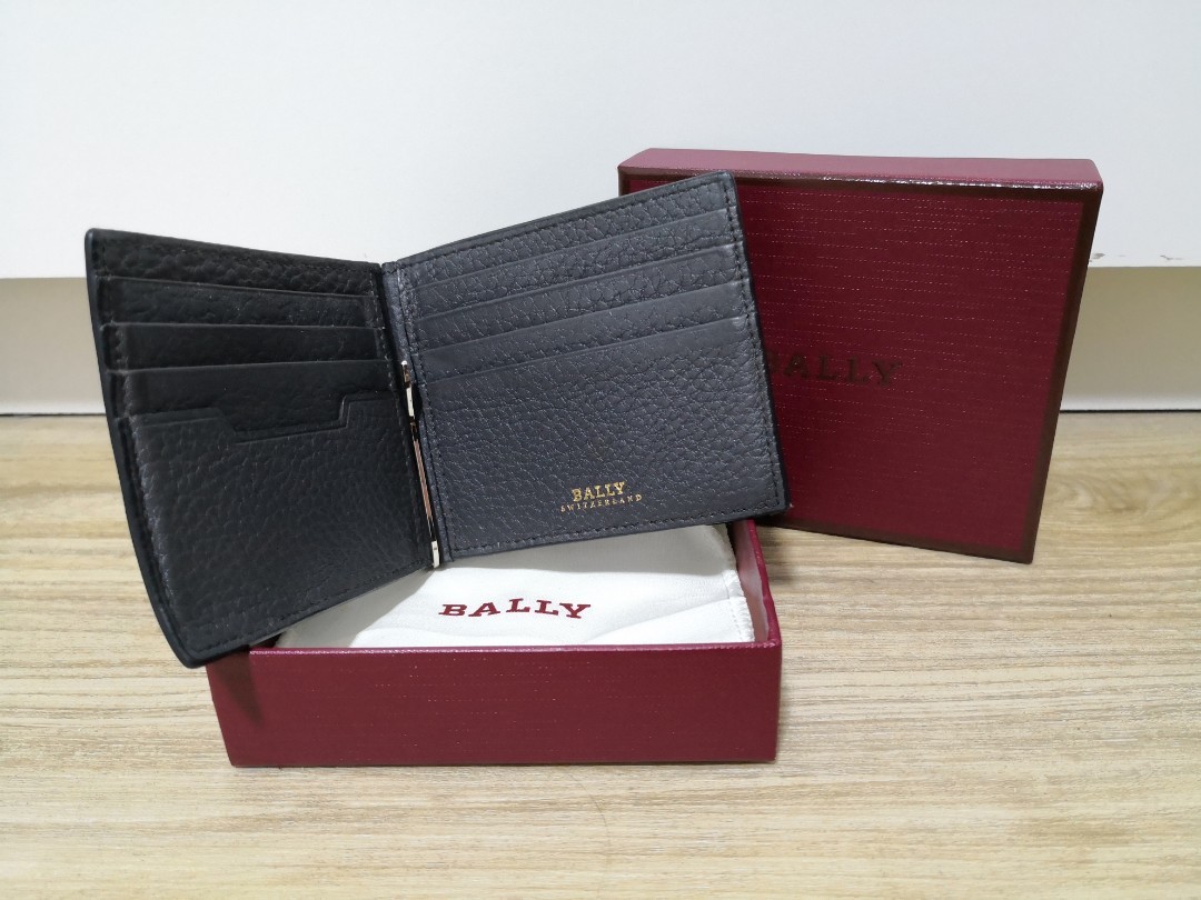 bally clip wallet