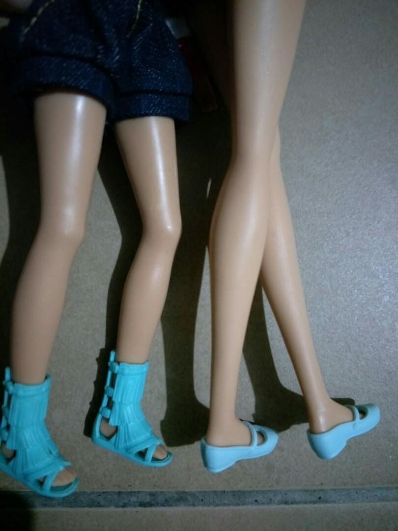 Barbie flat shoes, Hobbies & Toys, Toys & Games on Carousell