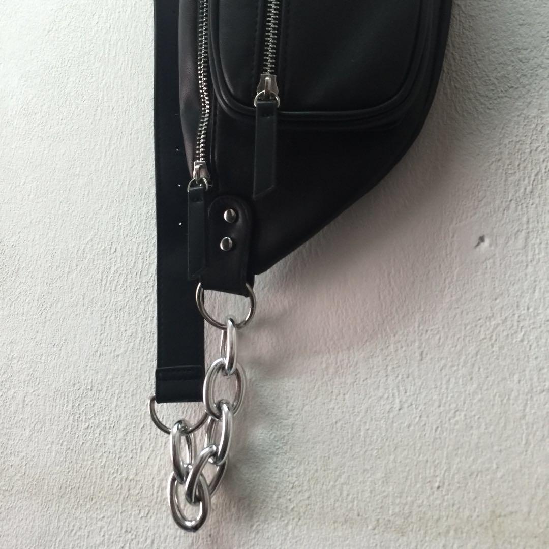 Bershka fanny pack with chain outlet