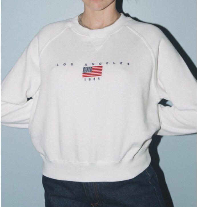 brandy melville erica los angeles 1984 sweater Women s Fashion Tops Other Tops on Carousell
