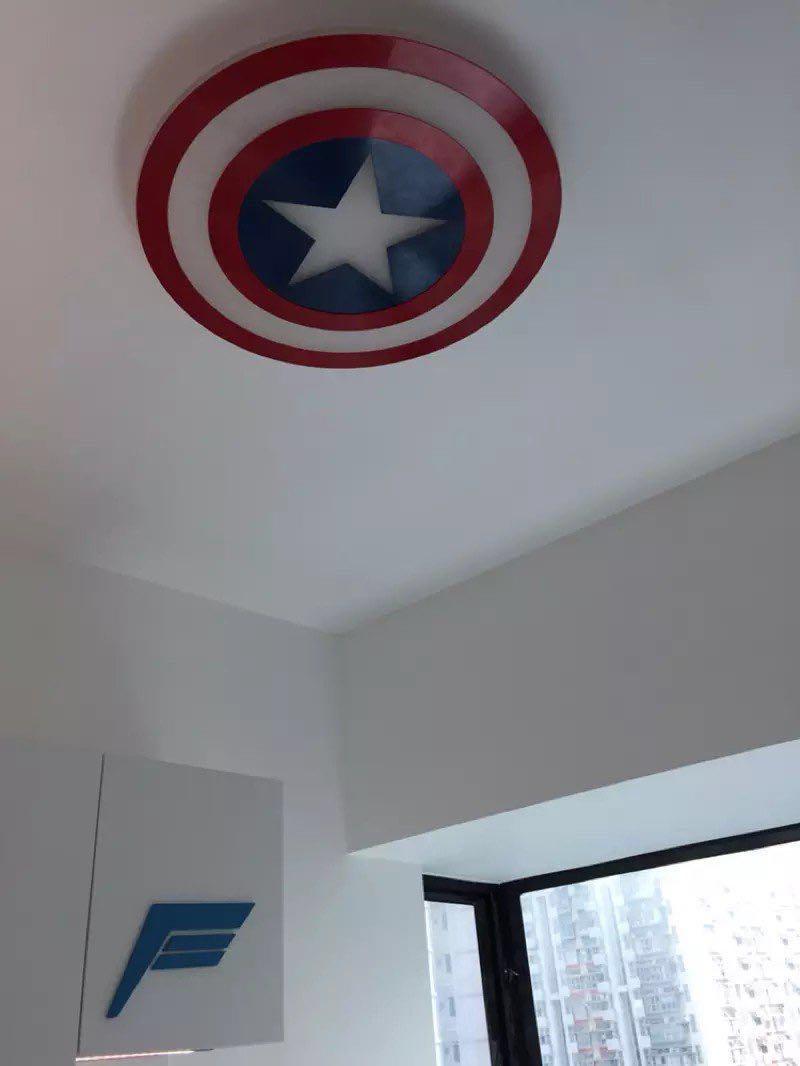 Captain America Ceiling Lights Furniture Home Decor