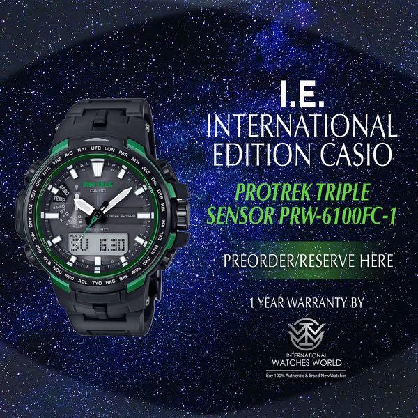 Casio protrek new model 2018 best sale
