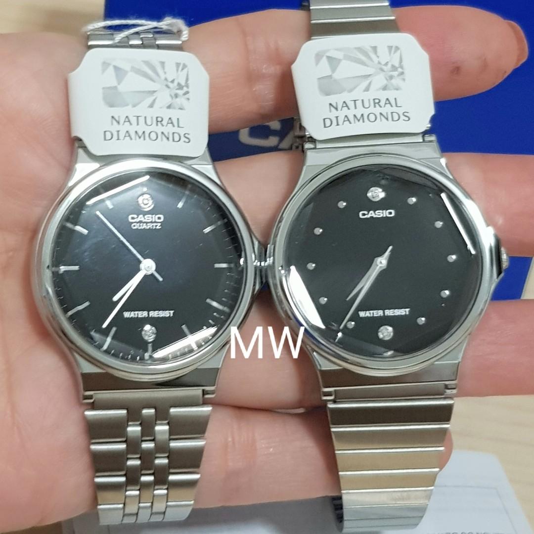 Casio original unisex natural diamonds mq 1000d brand new