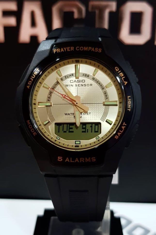 Casio prayer new arrivals compass watch