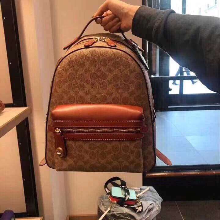 coach campus backpack in signature canvas