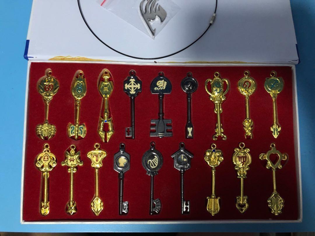 Fairy Tail Celestial Keys Set Hobbies Toys Stationery Craft Occasions Party Supplies On Carousell