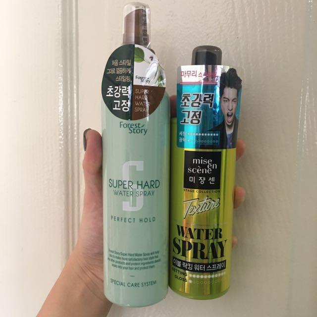 Forest Story Super Hard Water Hair Spray Mise En Scene Water