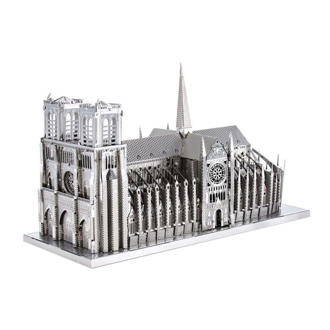 free-mailing-architecture-notre-dame-metallic-3d-puzzle-hobbies-toys