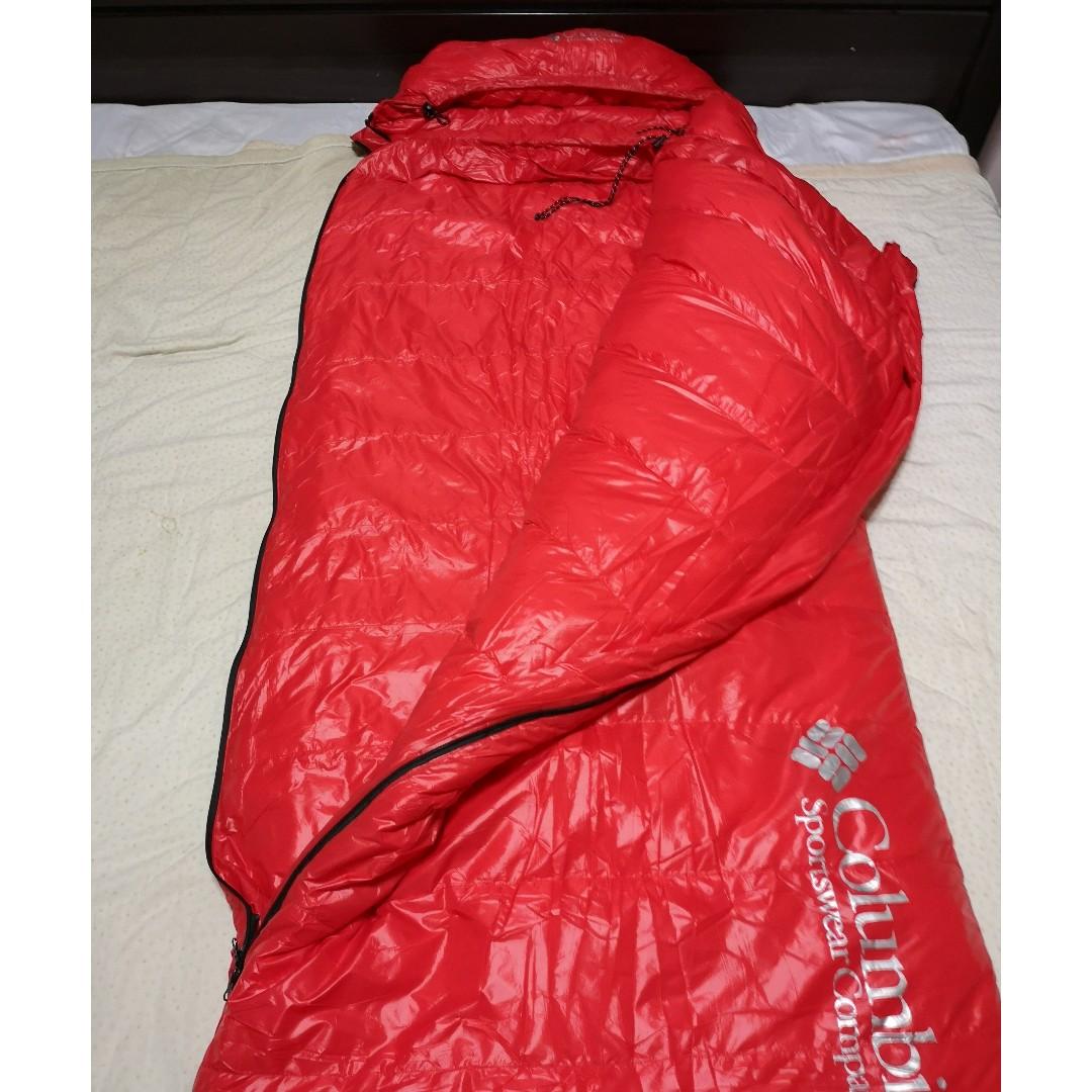 Goose down sleeping bag Red color, Sports Equipment, Sports & Games