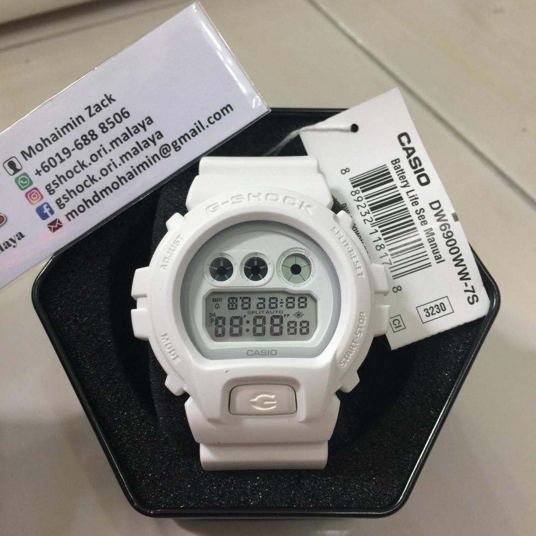 G shock snow white best sale