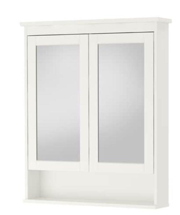 Ikea toilet mirror (free desk side storage Furniture