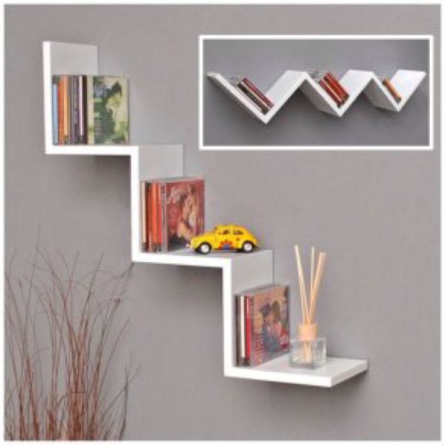 IKEA Zig Zag Wall Shelf, Furniture & Home Living, Furniture, Shelves, & Racks on Carousell