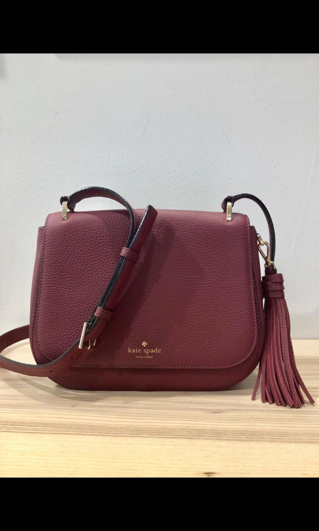 maroon crossbody