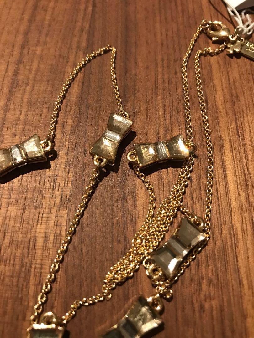 Kate Spade Take a Bow Scatter Necklace Women s Fashion Jewelry