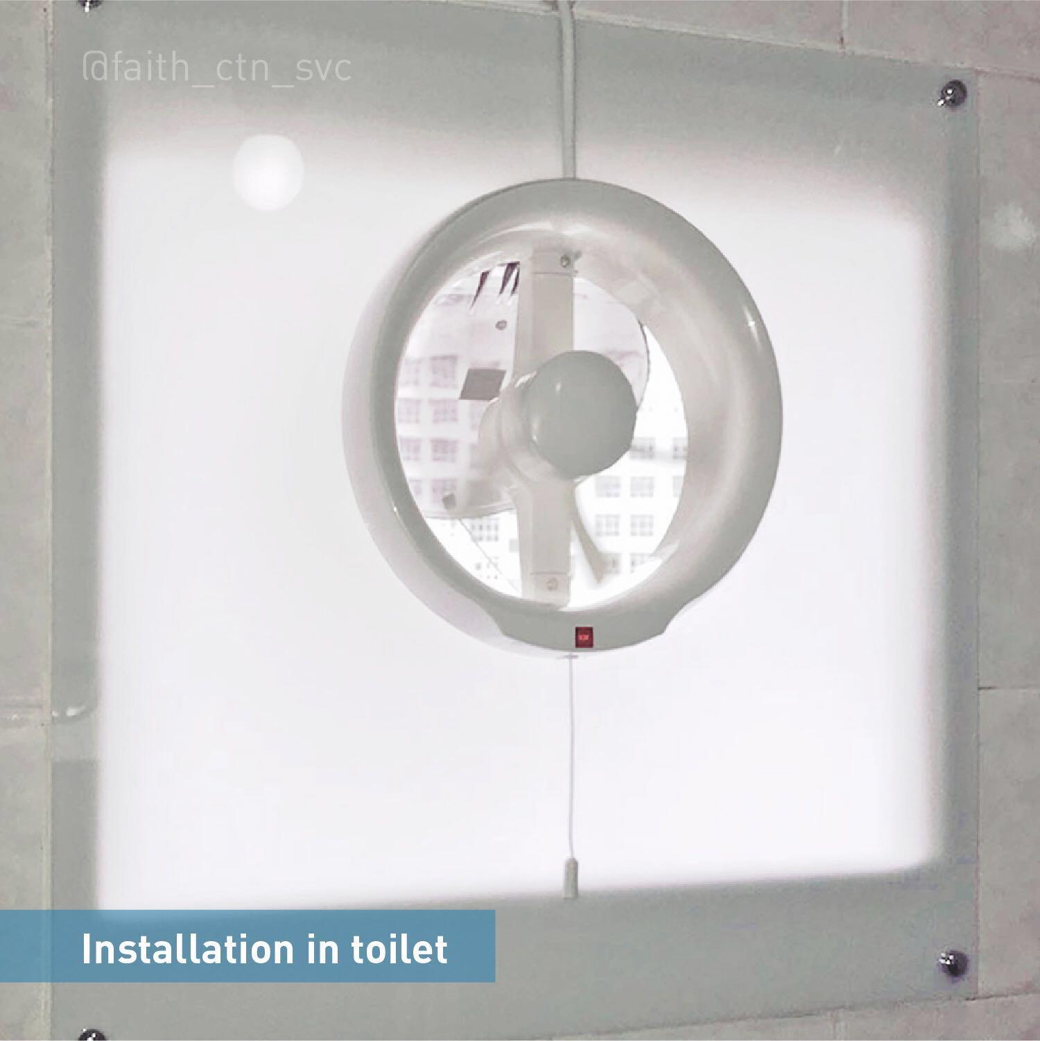 Kdk Exhaust Fan Installation 15wud Round Home Services Renovations On Carousell