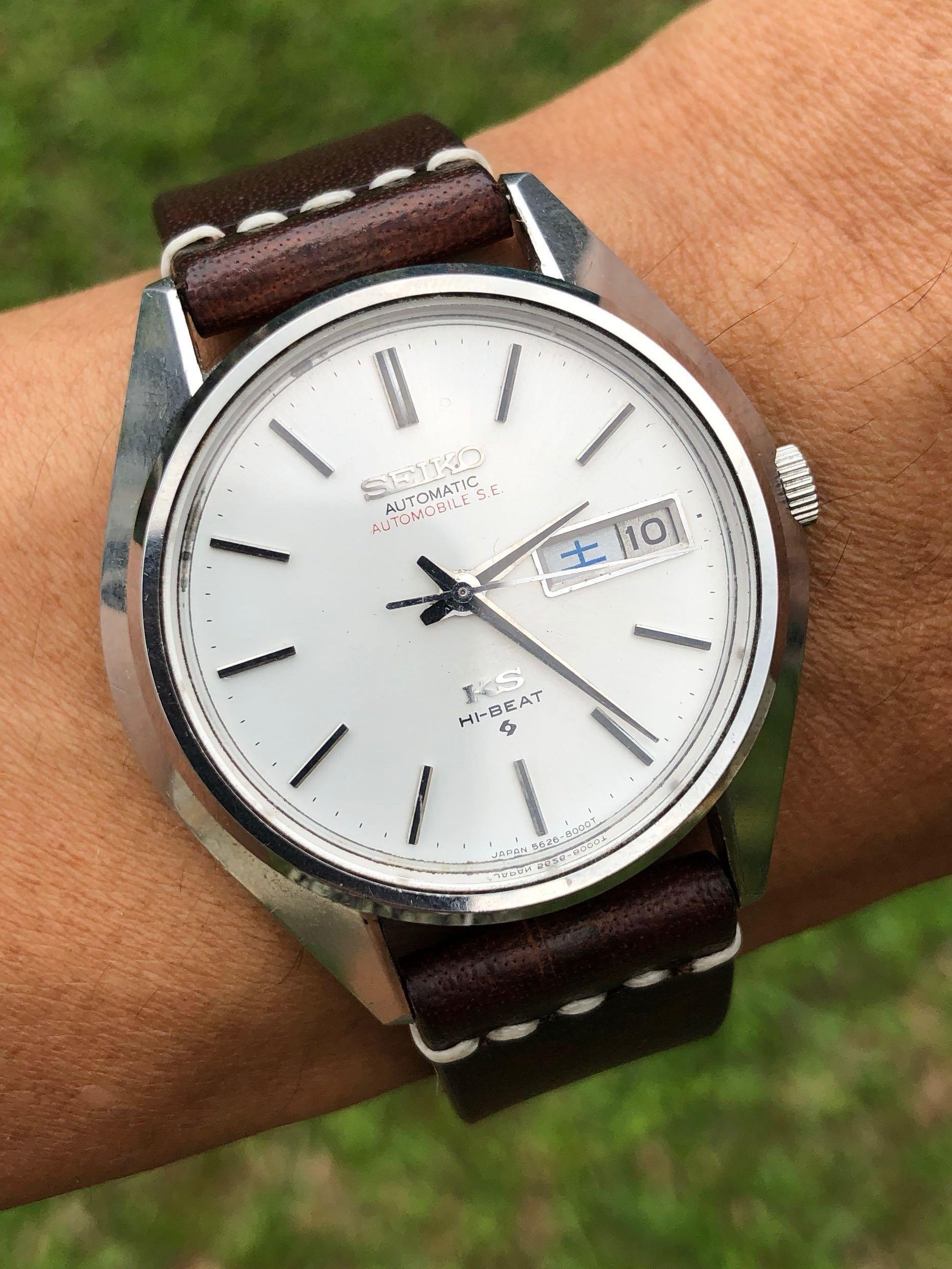 king seiko black dial