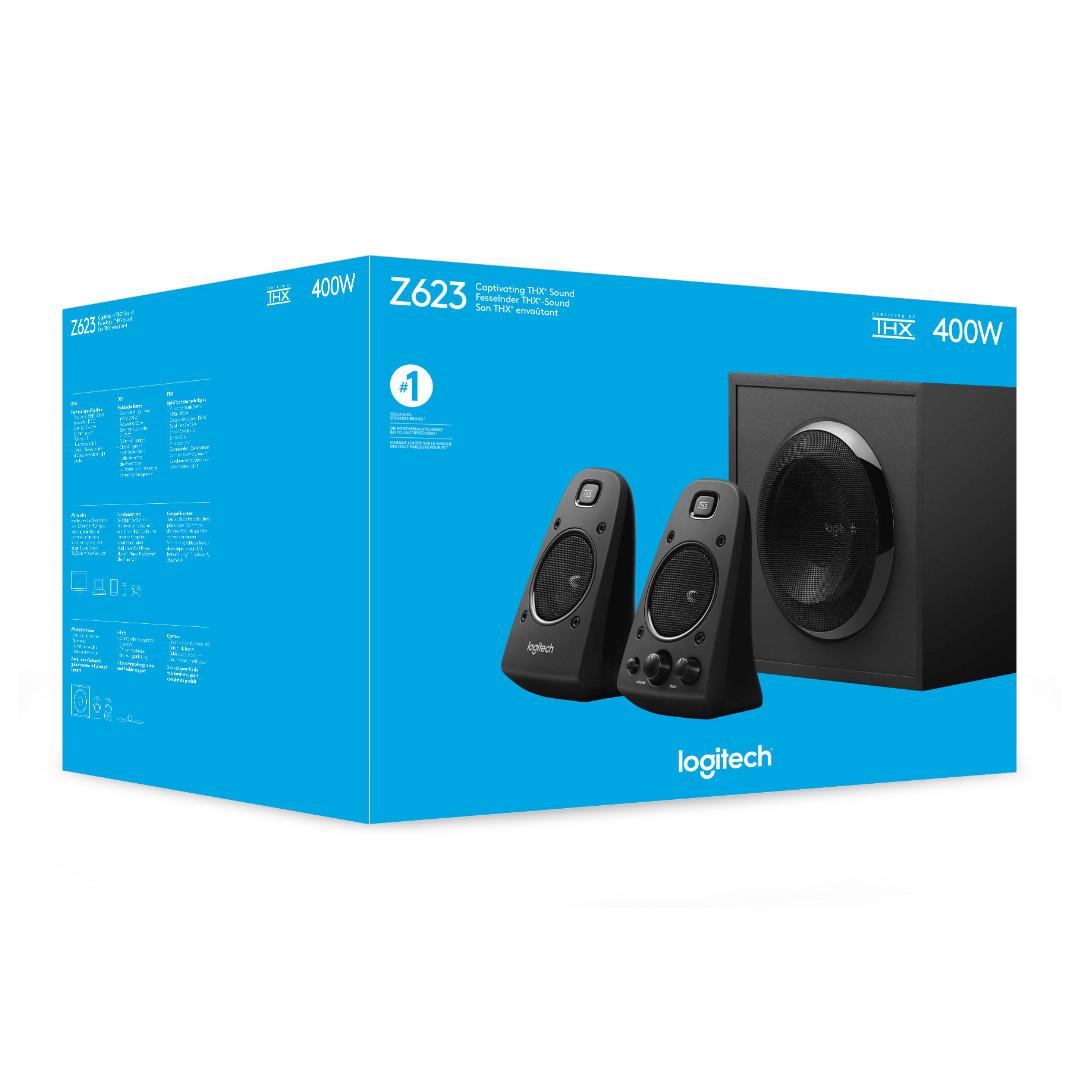 Logitech 400 watt speakers hotsell