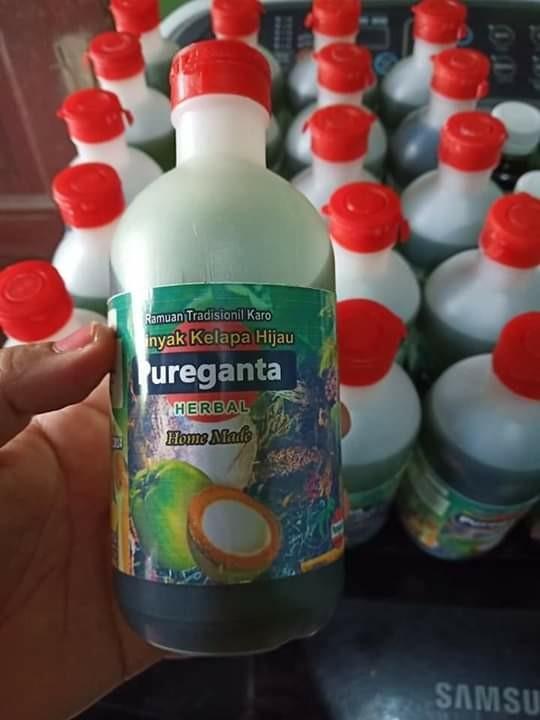 Minyak Urut Kelapa Hijau Kesehatan Kecantikan Kulit Sabun