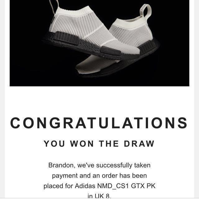 Nmd cs1 gtx pk core white deals & black