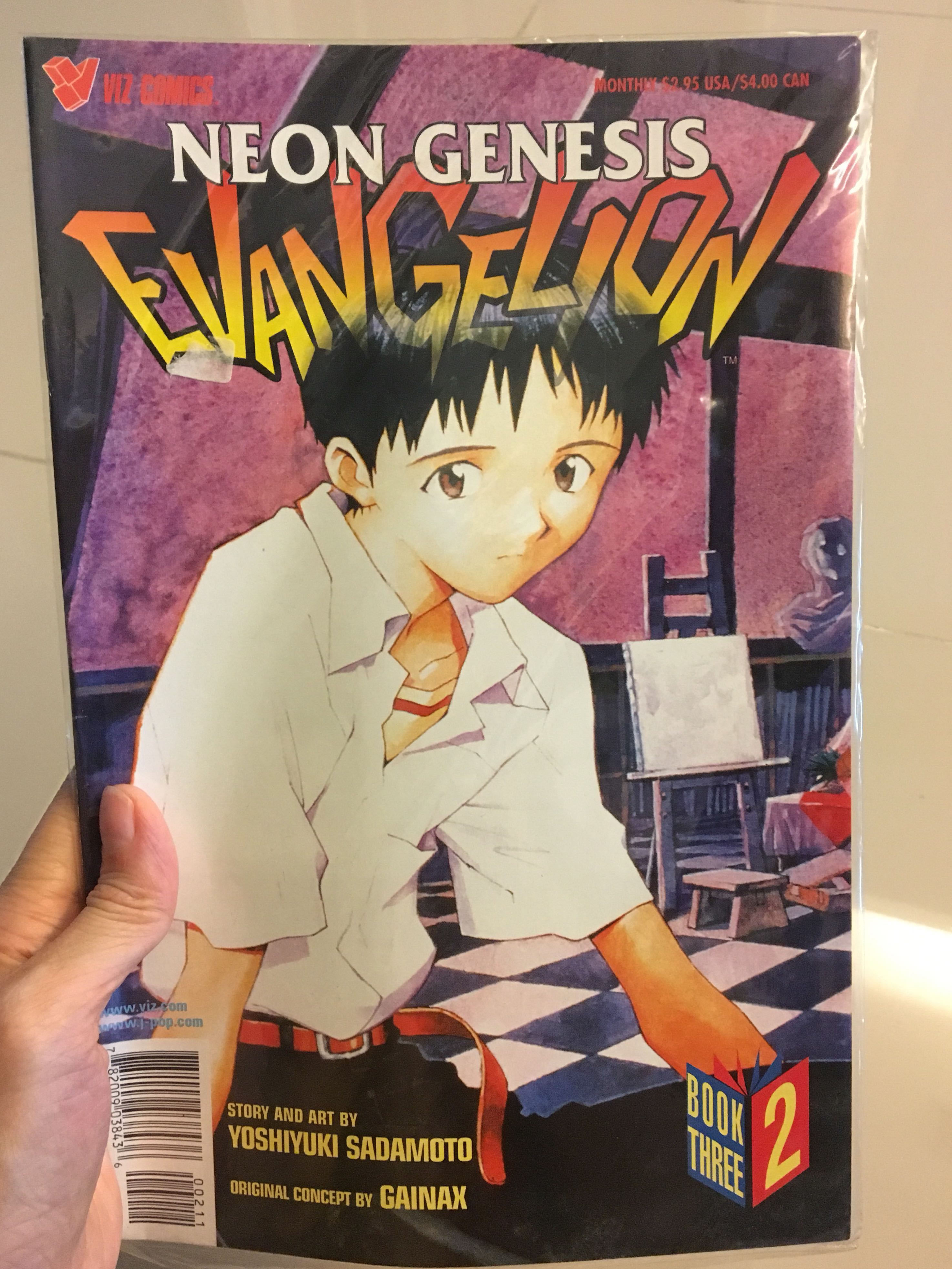 Iluvposlaju Neon Genesis Evangelion Book Three 2 Books Stationery Comics Manga On Carousell