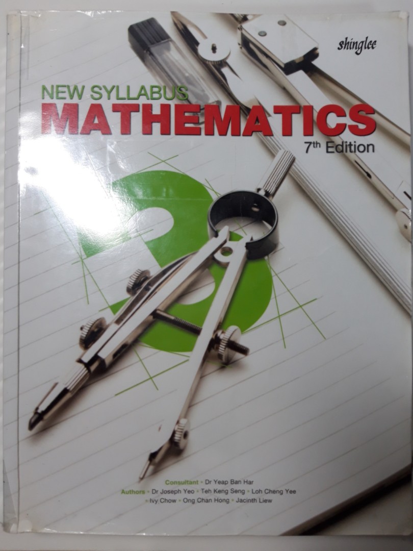New Syllabus Mathematics Textbook Sec 3 (Express) (7th Edition ...