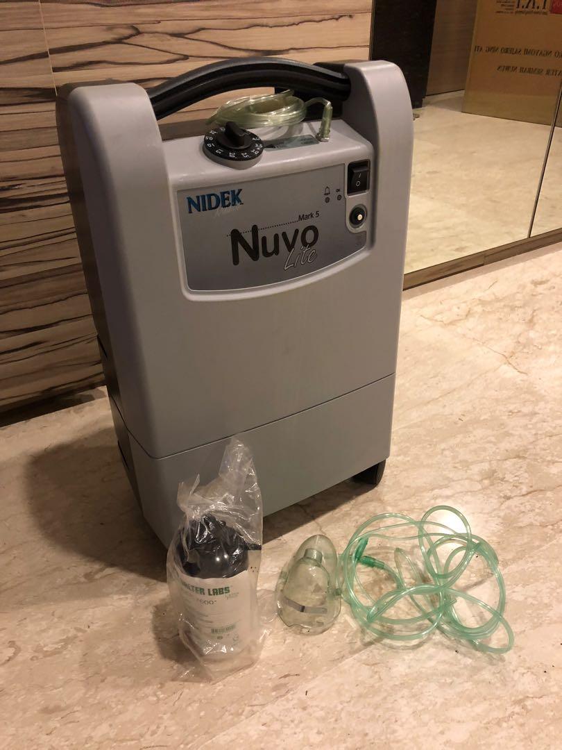 Nidek Nuvo Lite Mark 5 oxygen concentrator, Health & Nutrition