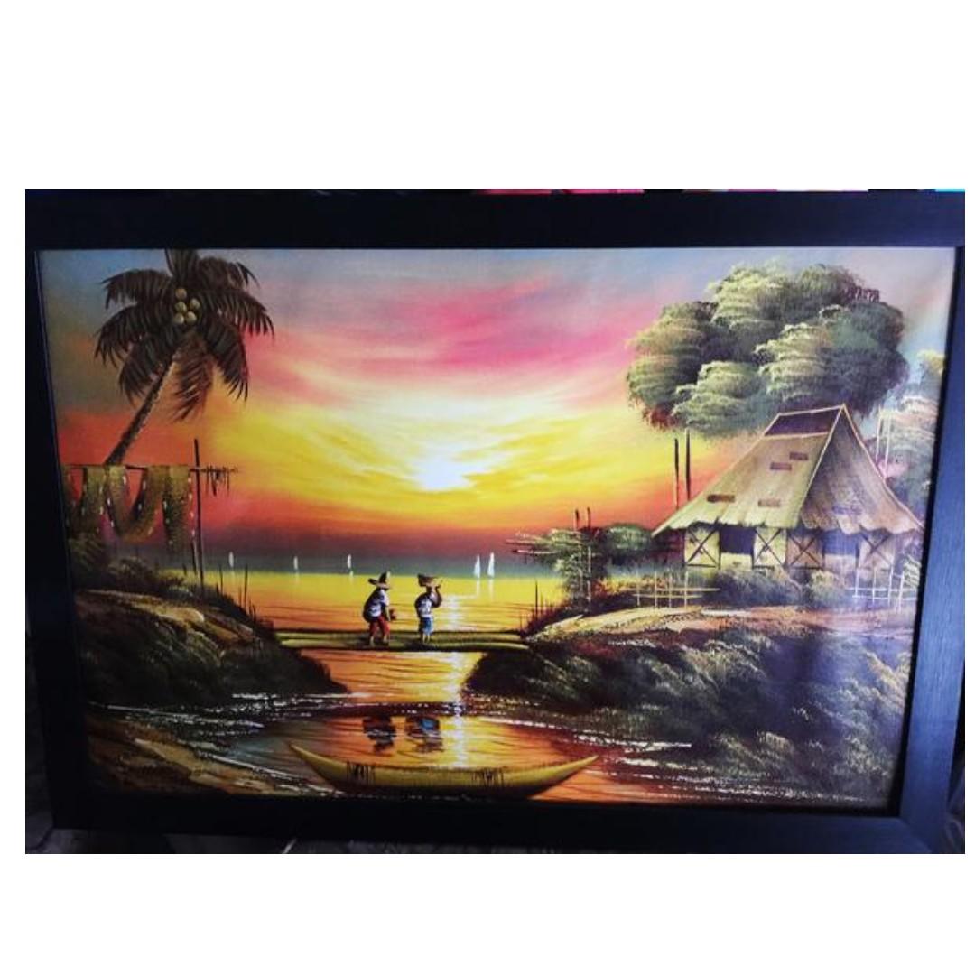 Nipa Hut Painting Home Furniture Furniture Fixtures Others