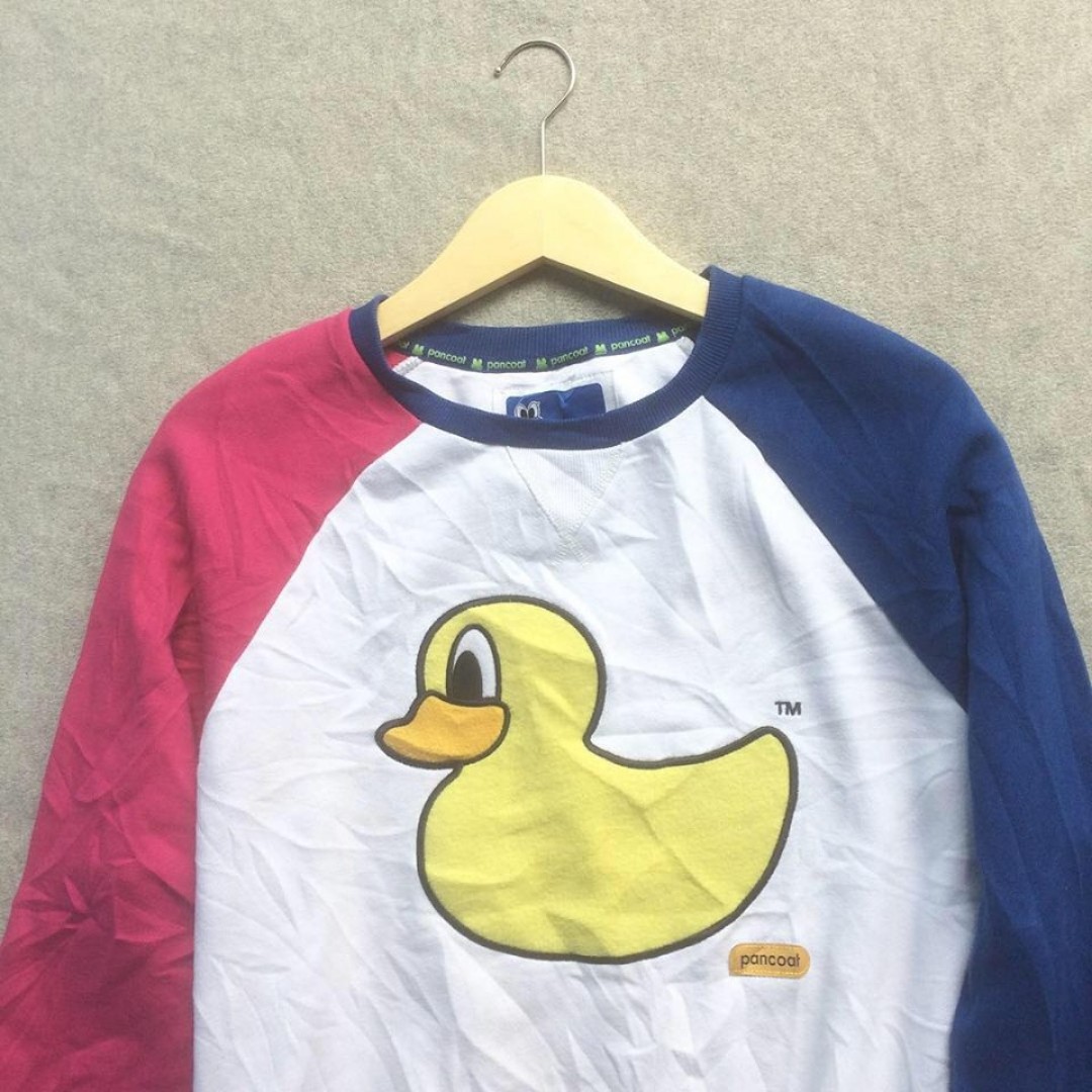 Pancoat Rubber Duck Sweats Crewneck 2 Tone Womens Fesyen Pria Pakaian Lainnya Di Carousell