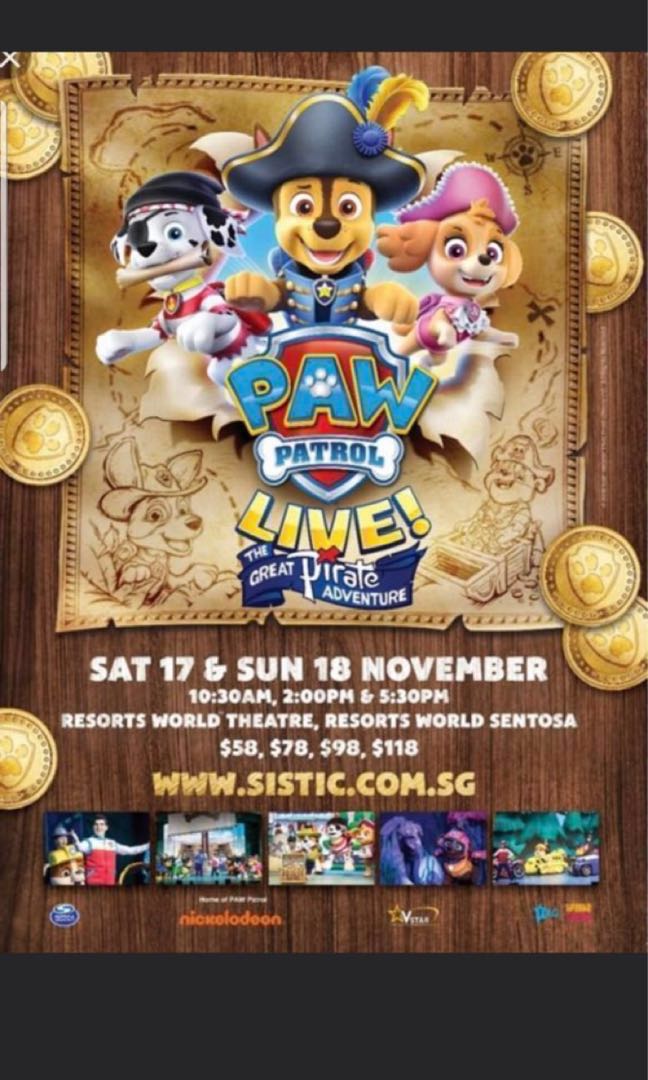 Paw patrol Live., Hobbies & Toys, Memorabilia & Collectibles, Fan ...
