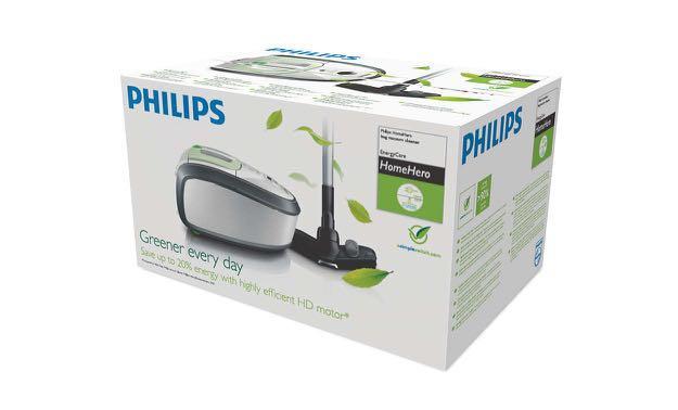 Philips HomeHero vacuum cleaner, TV 