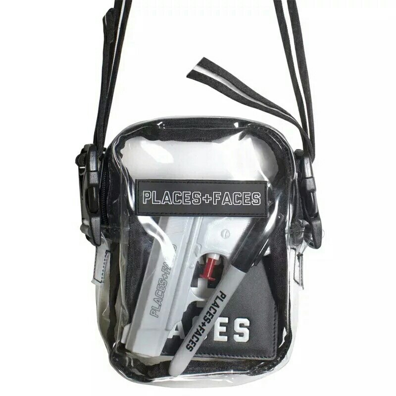 Places Faces Transparent Sling Bag Men s Fashion Bags Sling