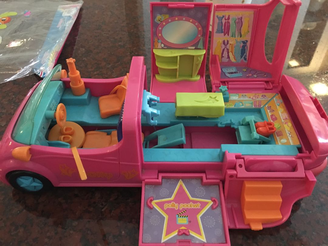 polly pocket car