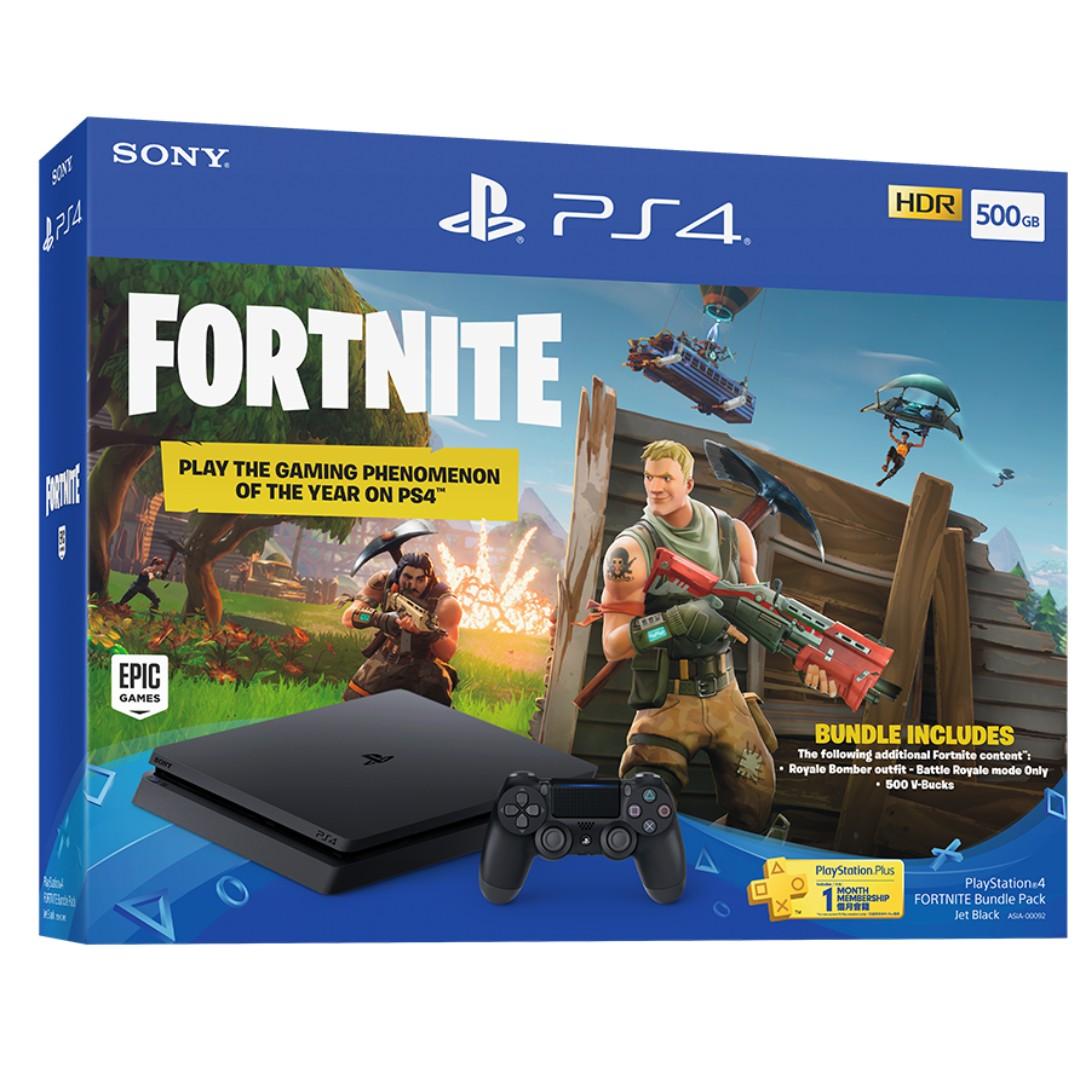 PS4 500GB slim Fortnite bundle pack Brand New