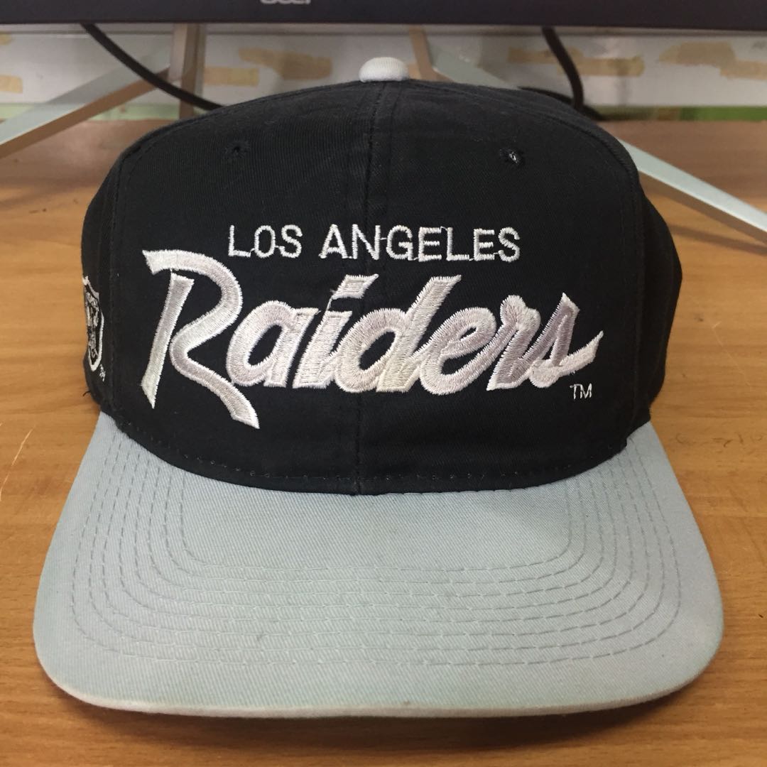 Vintage La Raiders Sports Specialties Script Wool Snapback